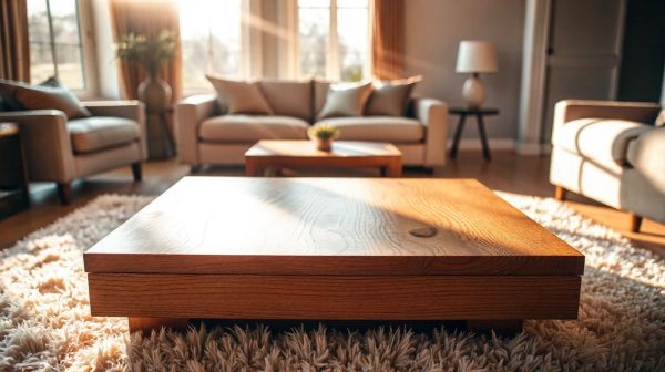 Choisissez votre table basse en bois pour un style raffiné